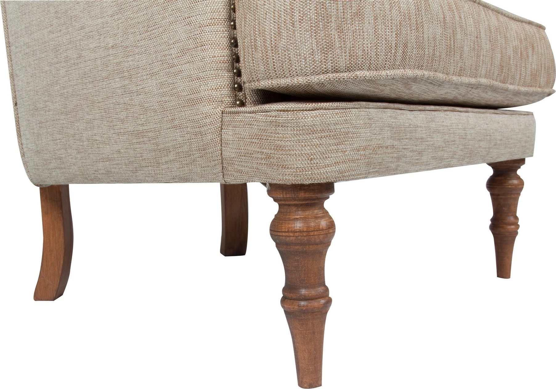 Karrige Wing Atelier del Sofa, New London, ngjyrë kafe qumështi