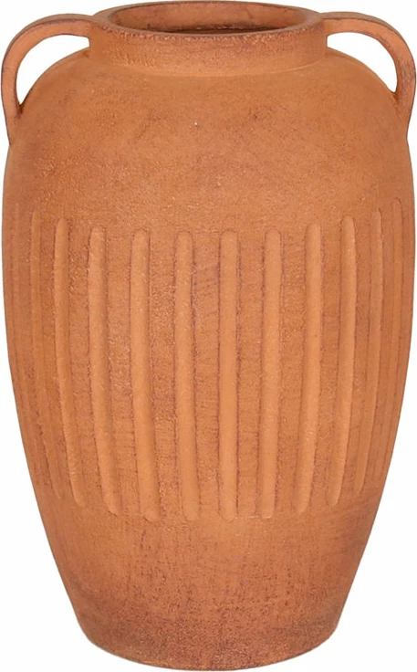 Vazo VIRA, 28.5x28.5x43.5cm, ngjyrë terrakote, MgO