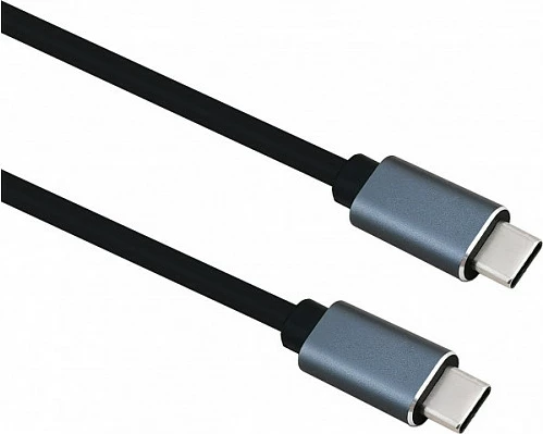 Kabllo Helos 304318 USB-C në USB-C, 1 m, 10 Gbit/s, e zezë
