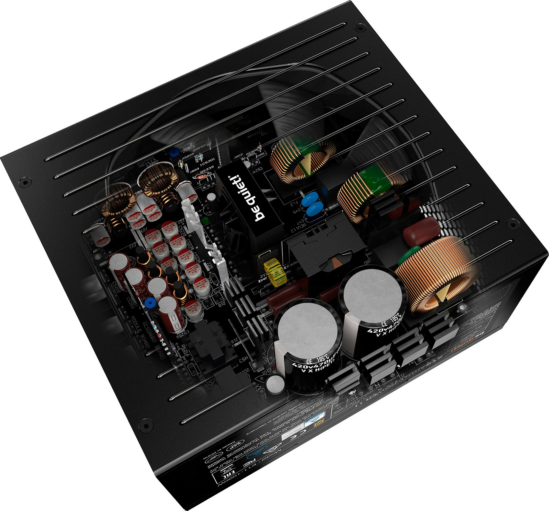 Kasë Be Quiet! Straight Power 12, 750 W, 110 - 240 V, 820 W, 50/60 Hz, 10/5 A, 130 W