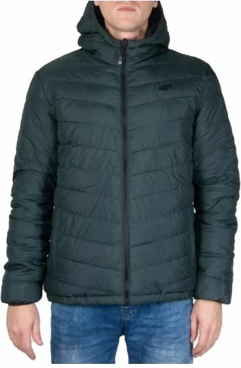 Jakne për meshkuj 4f, ngjyrë e zezë dhe jeshile