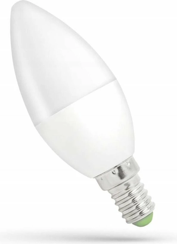 Llambë LED qiri Spectrum LED WOJ14531, E14, 4W, 3000K, 330 lm, 1 copë, e bardhë opale