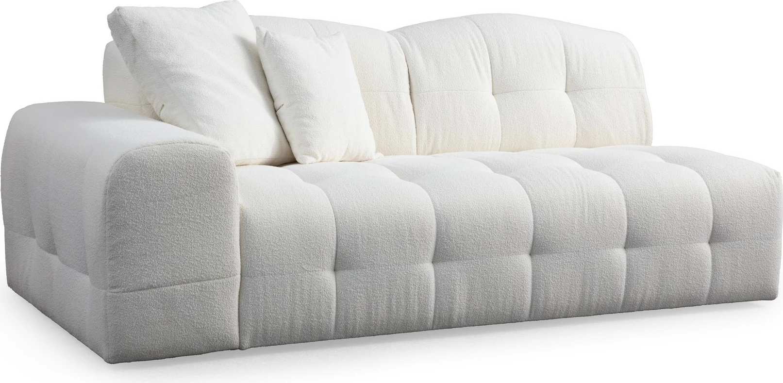 Këndore Pescara, e bardhë, Atelier del Sofa, kënd i djathtë (L2-Chl)