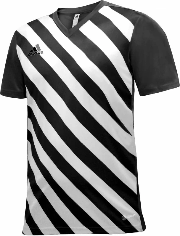 Maicë për fëmijë adidas, e zezë dhe e bardhë