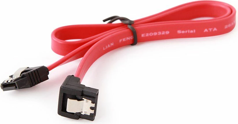 Kabllo SATA Gembird CC-SATAM-DATA90 0.5 m SATA III 6 Gb/s, e kuqe