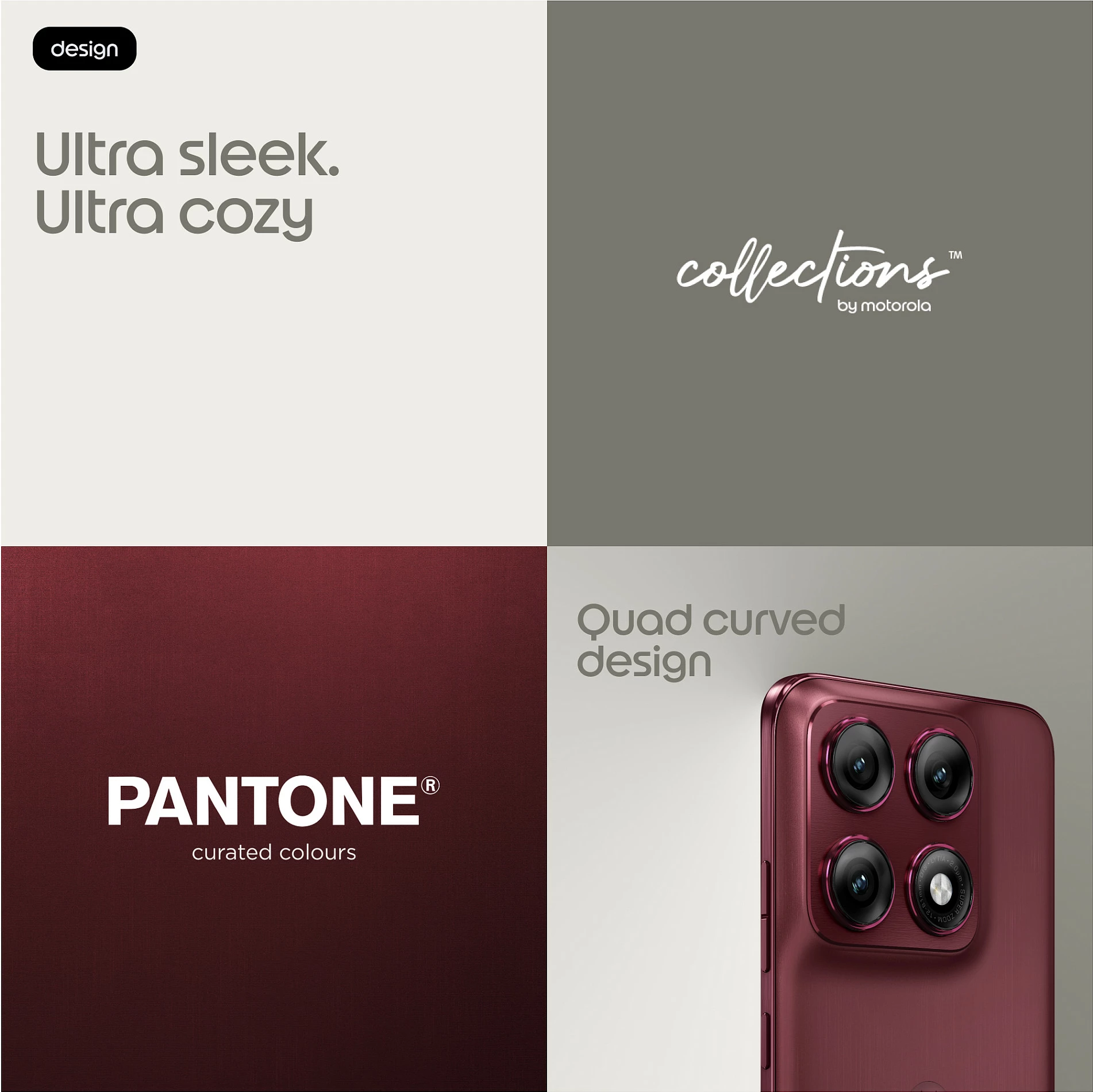 Celular Motorola Edge 70 Pro, 8GB RAM, 256GB, Zinfandel