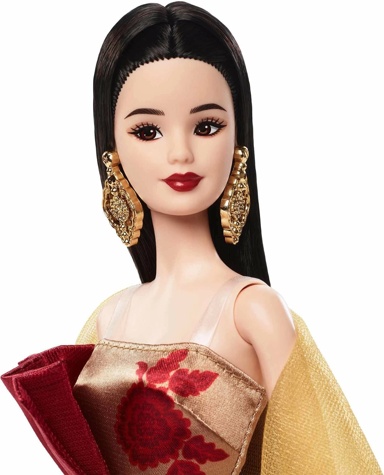 Kukull Barbie Mattel Signature Lunar New Year 2026 JJX83, koleksioniste, me stendë, e kuqe