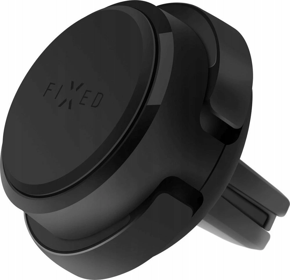 Mbajtës telefoni magnetik Fixed Icon Air Vent, për grilë ajrimi, i zi, set me 2 pllaka metalike