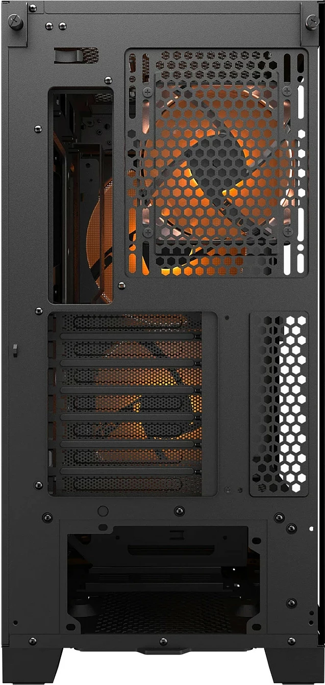 Kasë Cougar Airface FLO ARGB, Midi Tower, ATX/E-ATX, USB-C, xham i temperuar, e zezë