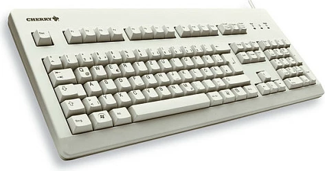 Tastierë mekanike Cherry G80-3000, USB, Full-size, QWERTZ (DE), Cherry MX Blue, Gri