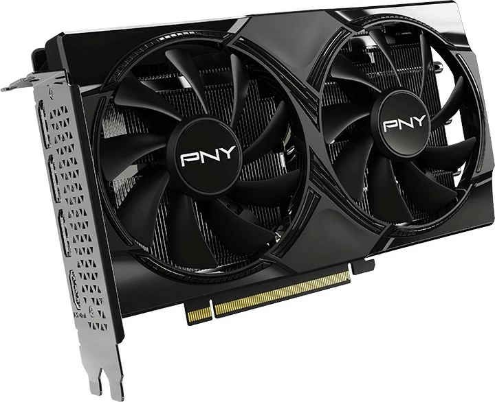 Kartë grafike PNY RTX 5060 8GB GDDR7, dy ventilatorë, e zezë