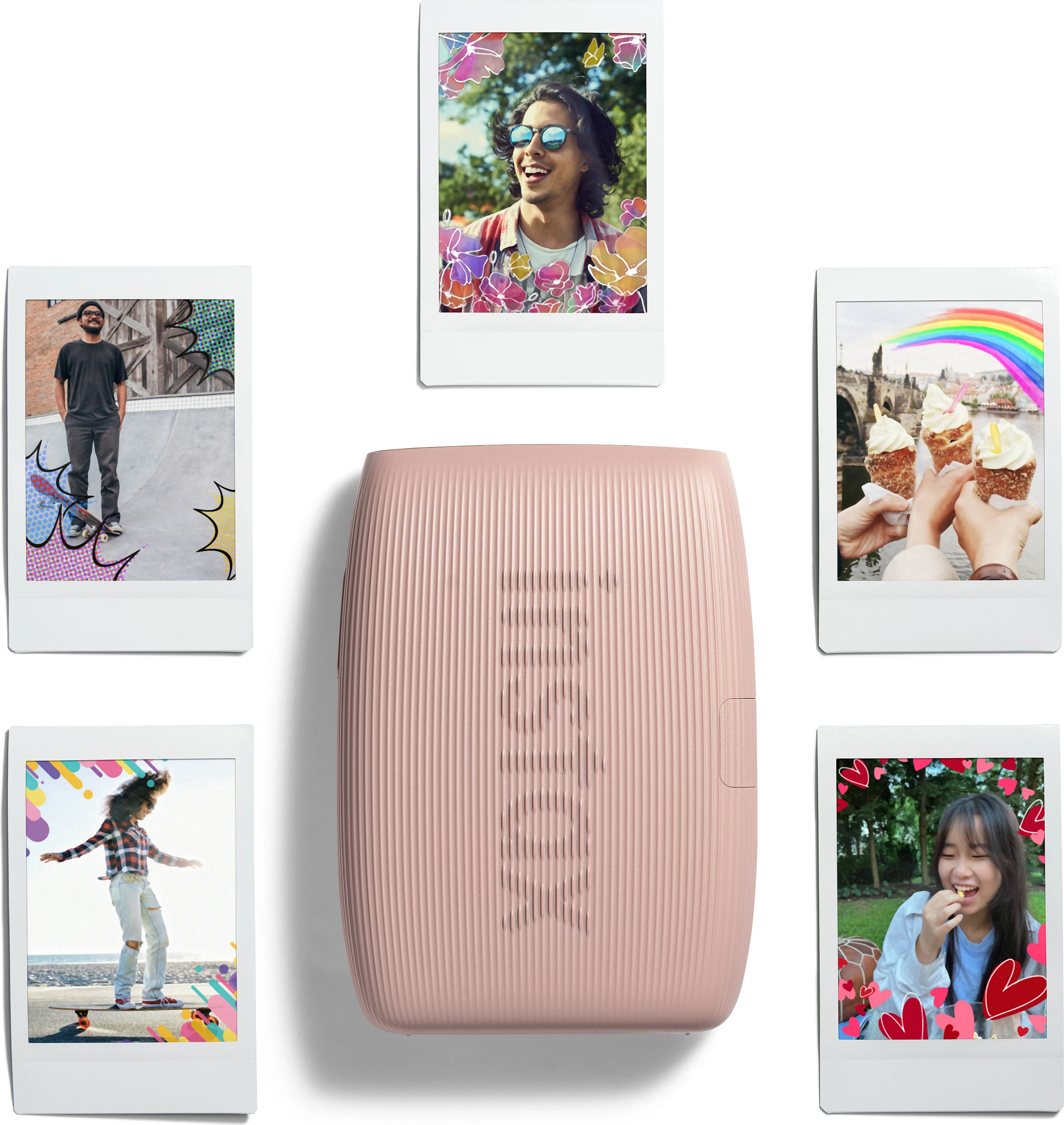 Printer foto instant Fujifilm instax mini Link 3, Bluetooth, 800 x 600 DPI, 6.2x4.6 cm, Rose Pink