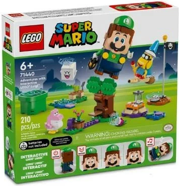 Set LEGO Super Mario me figurë interaktive Luigi, 210 pjesë, 71440