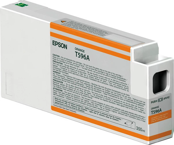 Kartrixh boje Epson T596A C13T596A00, 350 ml, portokalli