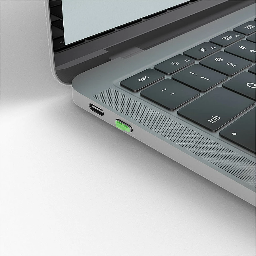 Bllokues porti USB-C LINDY Port Lock, i gjelbër