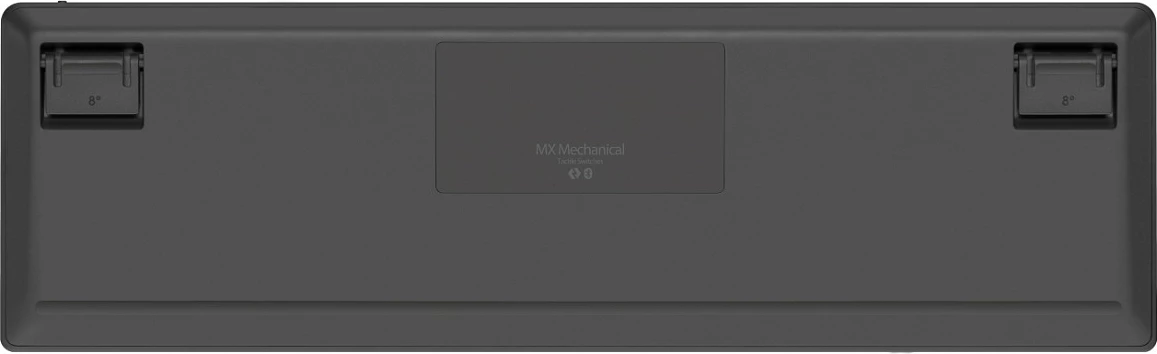 Tastierë mekanike Logitech MX Mechanical, Wireless RF + Bluetooth, QWERTZ, ndriçim LED i bardhë, Graphite