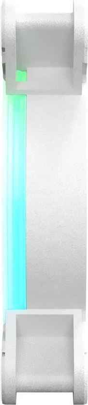 Ventilatorë ARGB SAVIO FAN-01, 4 copë me kontrollues dhe telekomandë, Bardhë