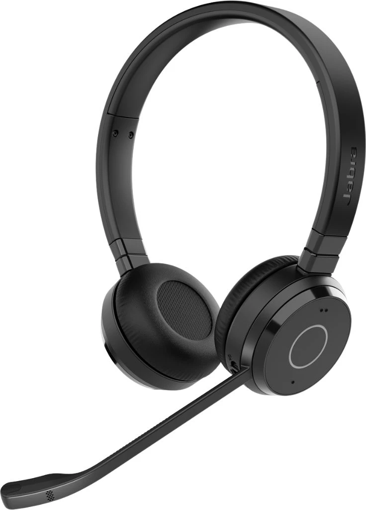 Kufje me mikrofon, Jabra Evolve 65 TE MS 6699-833-309, stereo, madhësi standarde, e zezë