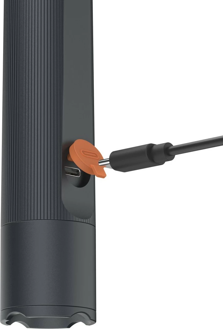 Elektrik dore Hama 228607 1200 lm 300 m zoom i rikarikueshëm IP44 USB-C, e zezë