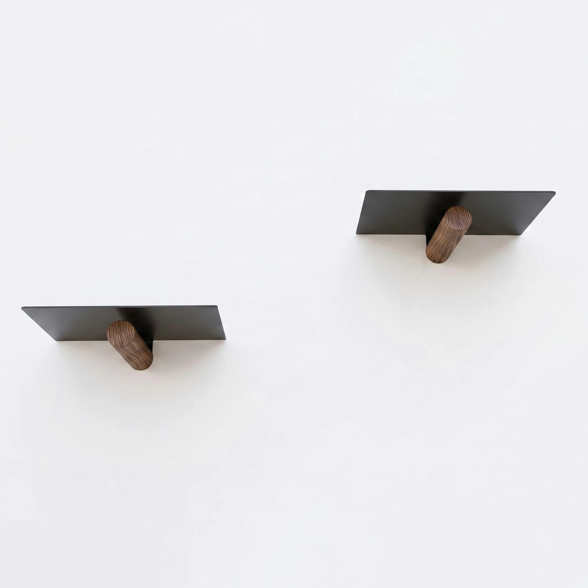 Raft muri Pipe Shelf, ngjyrë kafe dhe e zezë, Hanah Home, Wr042 (2 copë)