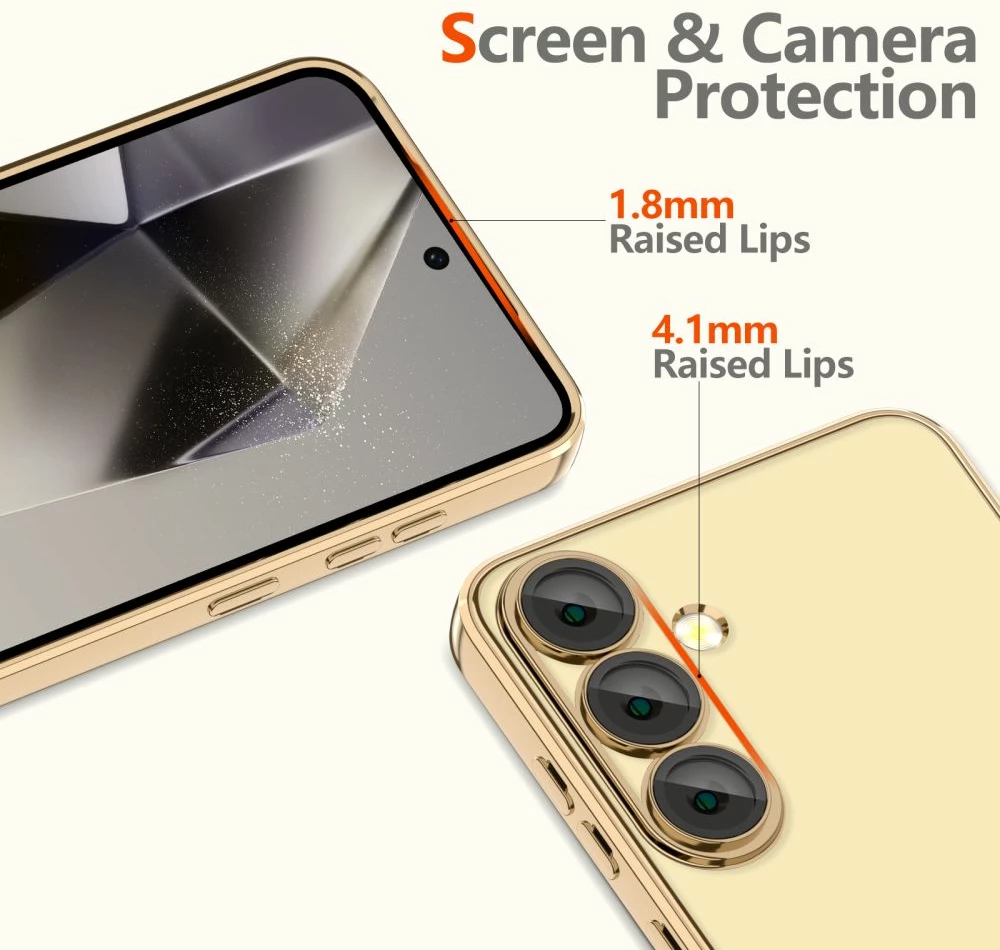 Mbështjellës Tech-Protect MagFlex për Samsung Galaxy S25+, MagSafe, Transparent Gold