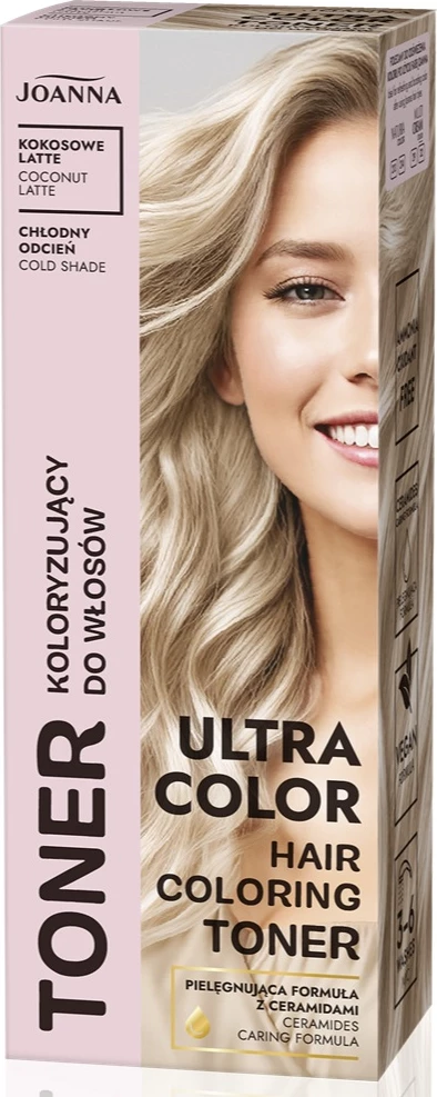 Toner për flokë Joanna Ultra Color për femra Coconut Latte 100g