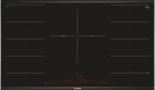 Pjatë induksioni Bosch PXV975DC1E, 5 zona, e zezë