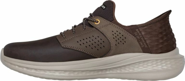 Këpucë për meshkuj Skechers, kafe