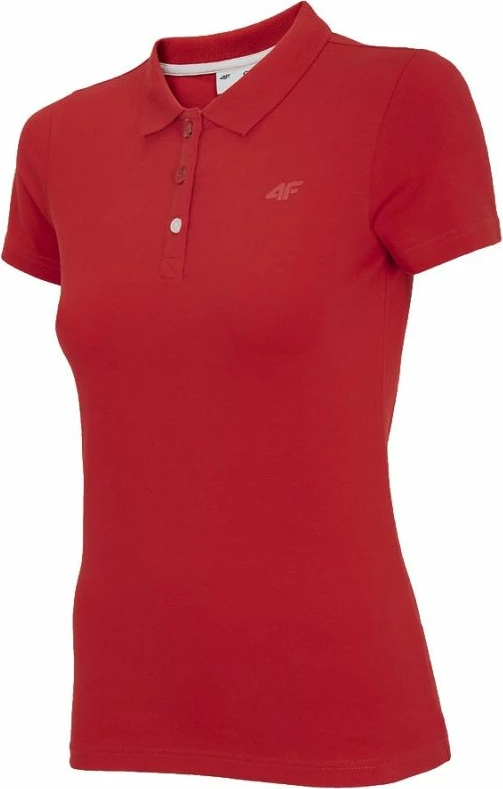 Maicë polo për femra 4F, e kuqe