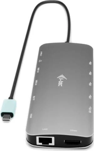 Docking station i-tec USB-C Metal Nano, 3x Display, 2x HDMI, 1x USB-C, gri