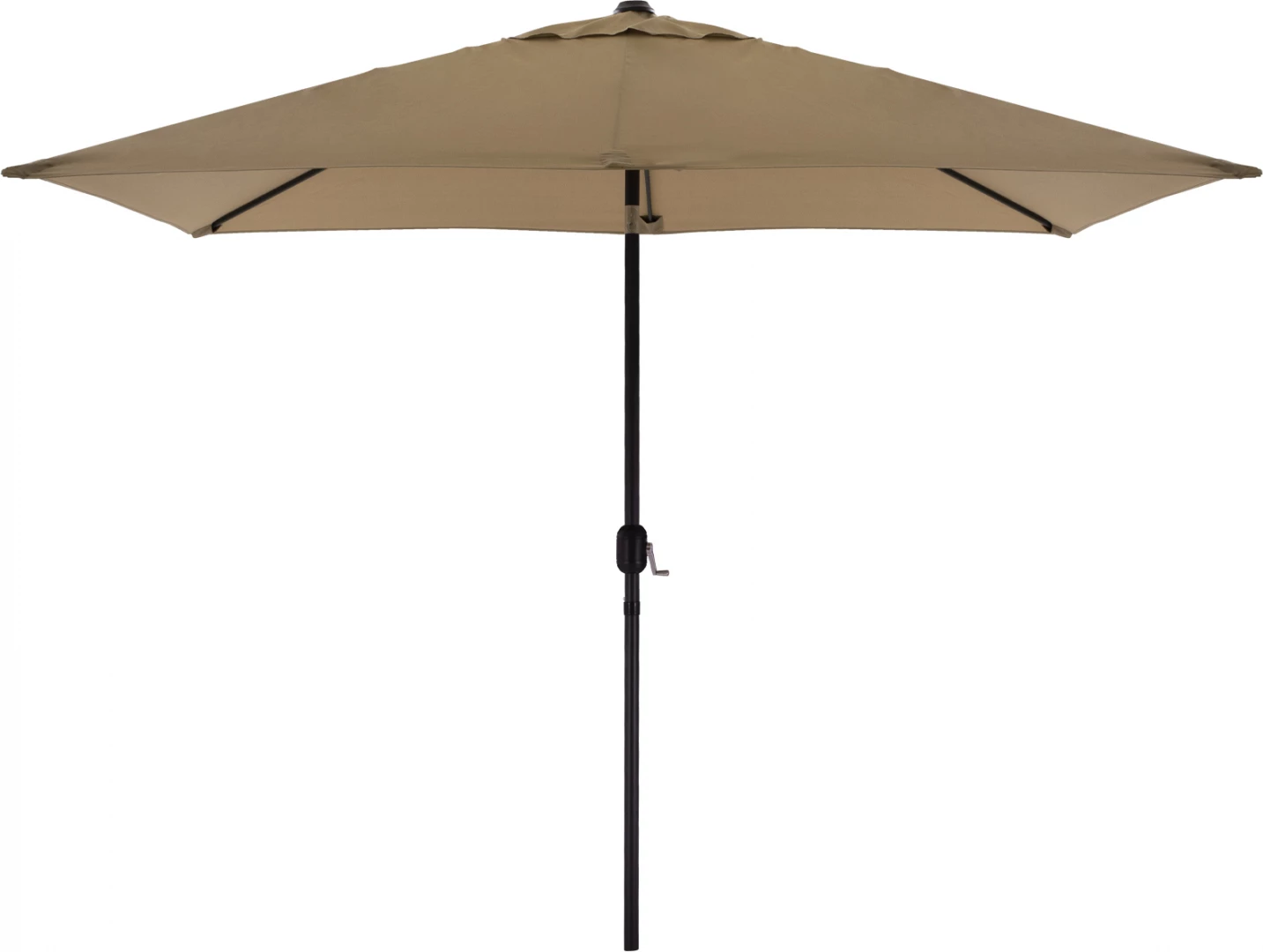 Ombrellë alumini, FH6029.02, drejtkëndëshe, ngjyrë gri dhe moka, 262x170x253 cm