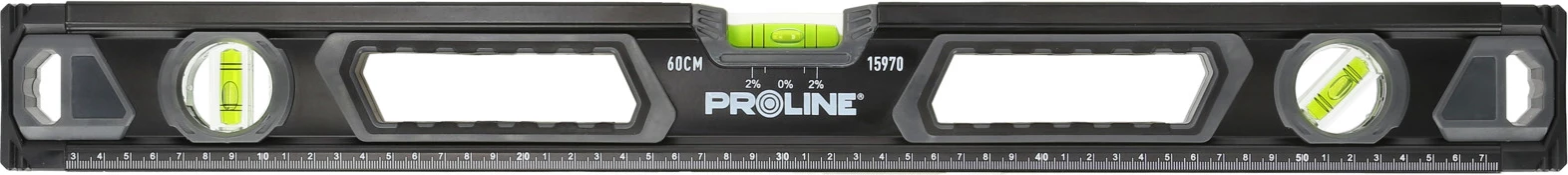 Nivel uji PROLINE Premium 15970 60 cm me magnet, 3 ampula
