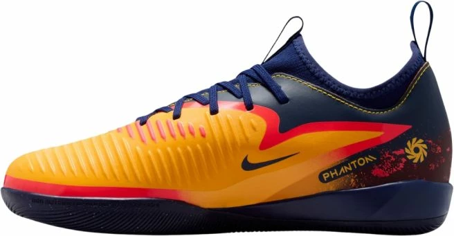 Atlete futbolli për fëmijë Nike Phantom 6 Low Academy IC, portokalli
