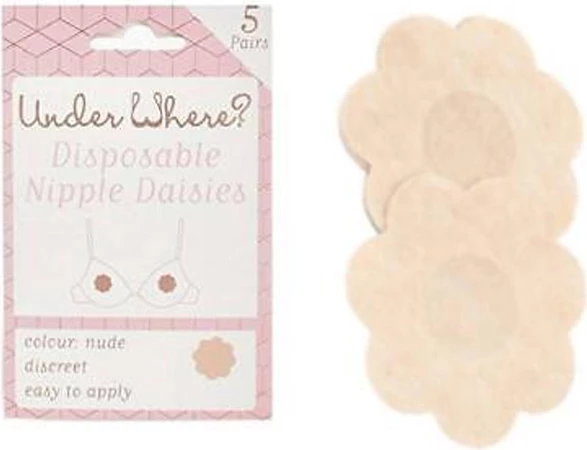 Under Where? Disposable Nipple Daisies
