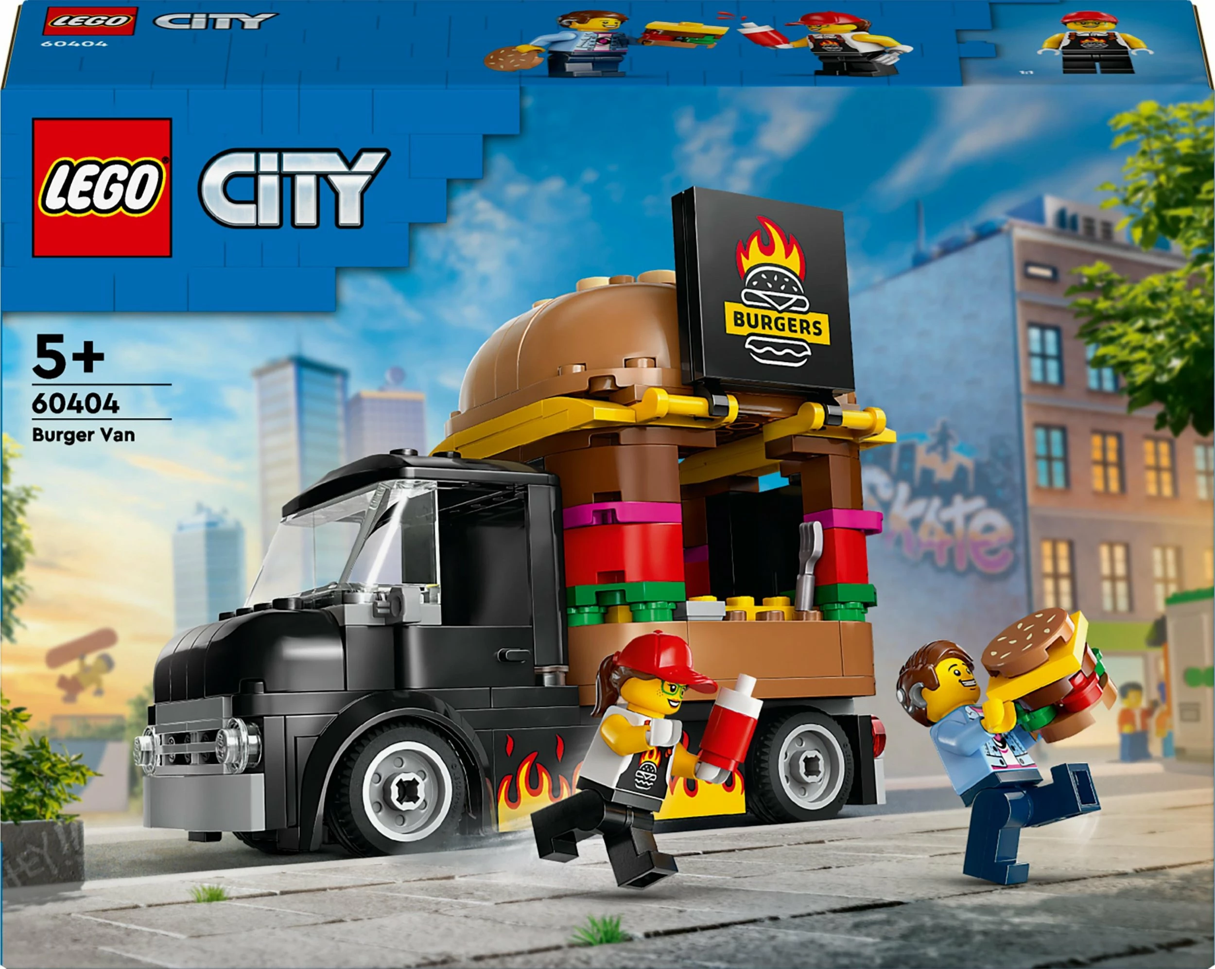Set LEGO City kamion me burgera 60404, 194 pjesë