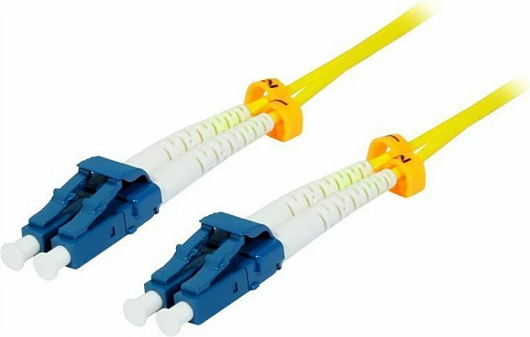 Kabllo patch fiber optike Synergy21 LC-LC, 10m, OS2 9/125µm, duplex, e verdhë
