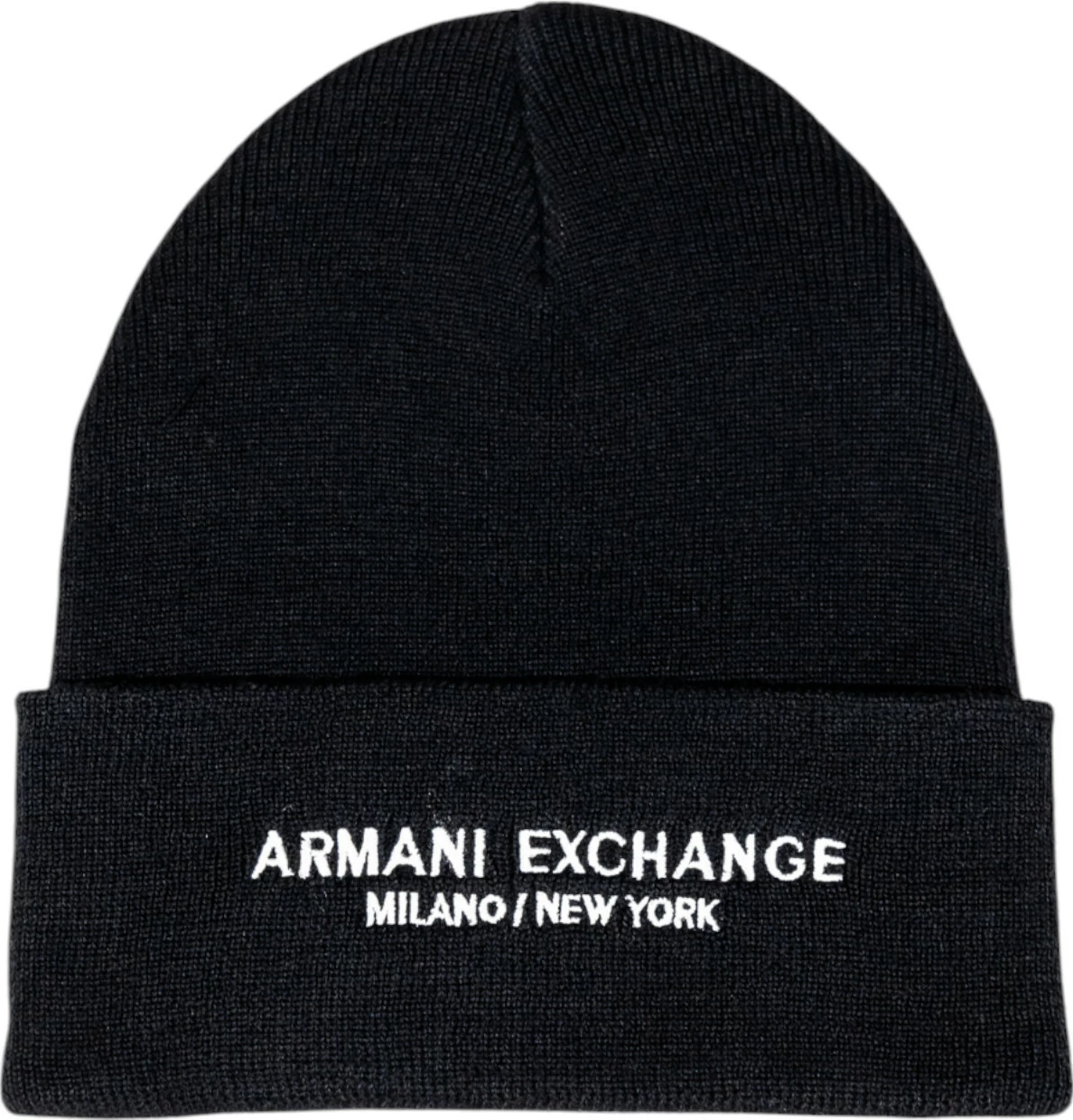 Kapelë beanie për meshkuj Armani Exchange XM001637 AF16950, e zezë