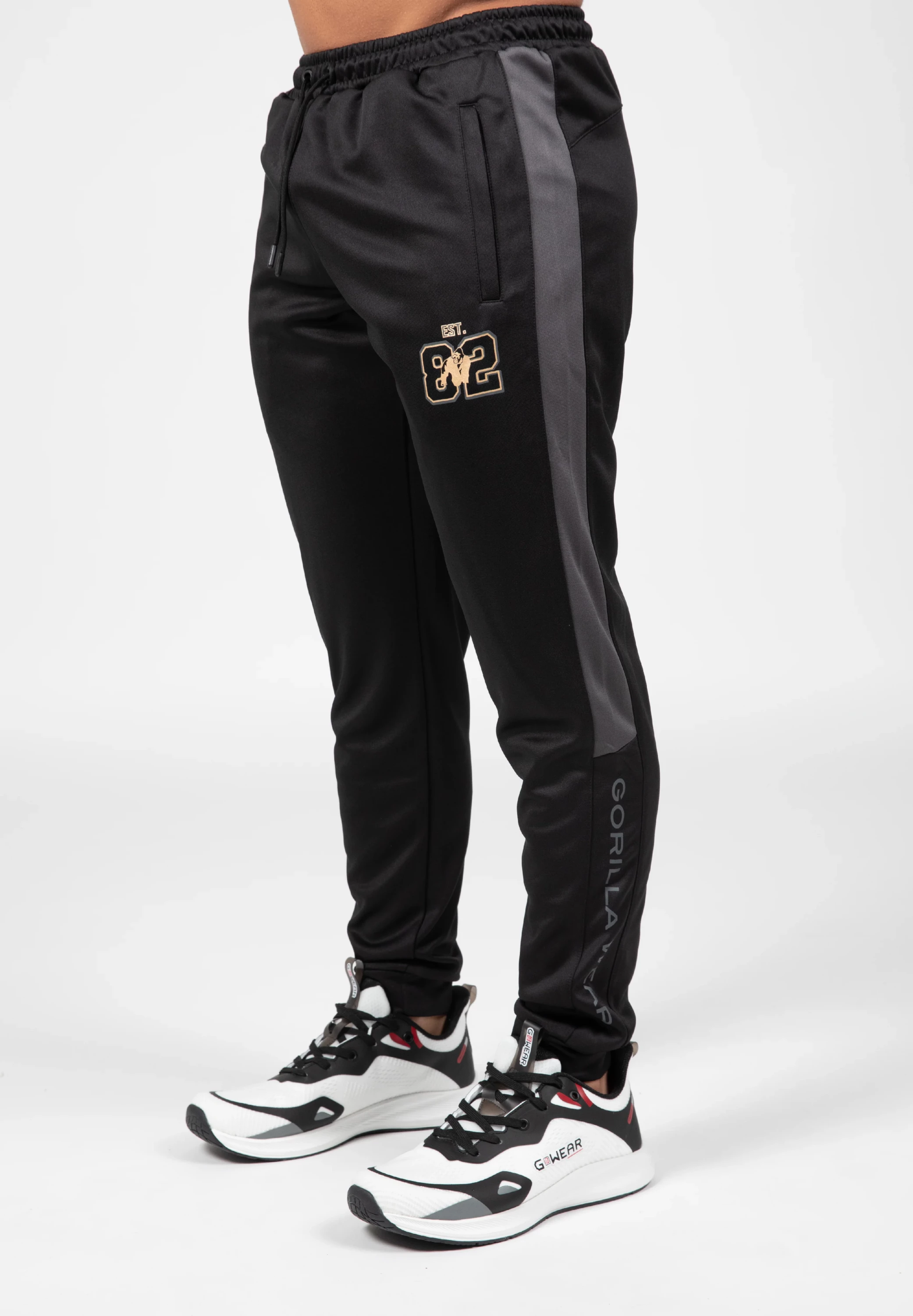 Devon Training Pants - Black/Gray