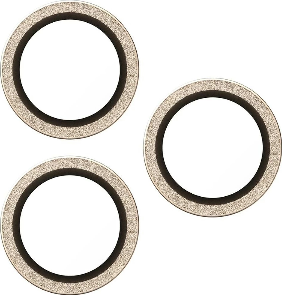Mbështjellës PanzerGlass Hoops Glitter për iPhone 16 Pro/16 Pro Max/17 Pro/17 Pro Max, ari