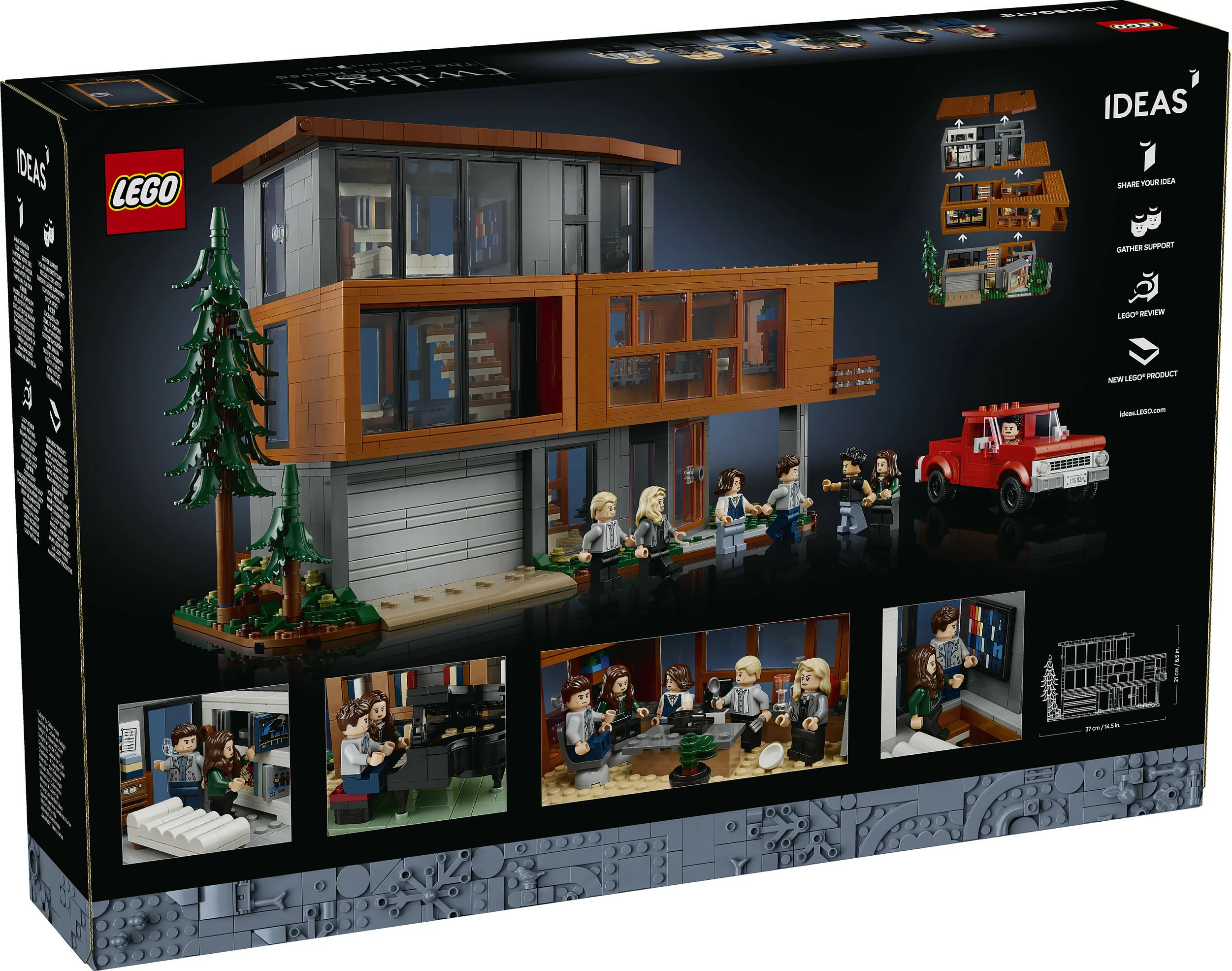 Set ndërtimi LEGO Ideas Twilight The Cullen House 21354, 2001 pjesë, 18+, shumëngjyrësh