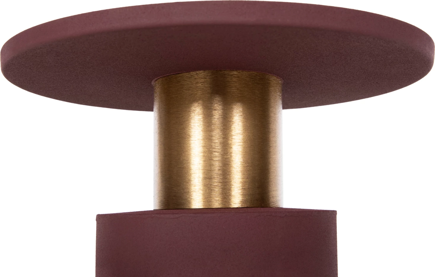 Tavolinë anësore PUNJAB FH4239.06 metalike, ngjyrë tulle-ari/bronz Φ36x47H cm