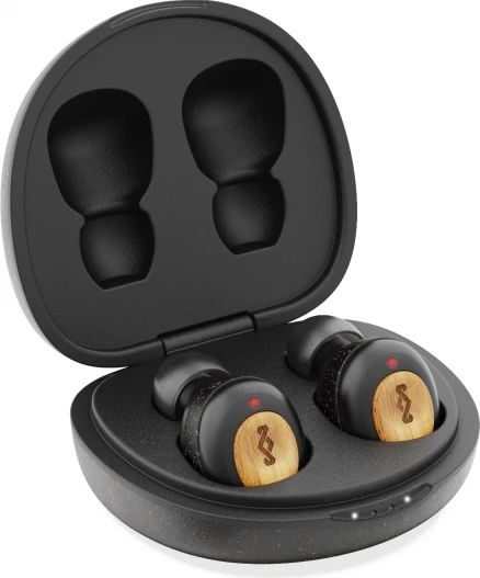Kufje true wireless House of Marley Champion, Bluetooth, IPX4, USB-C fast charge, të zeza