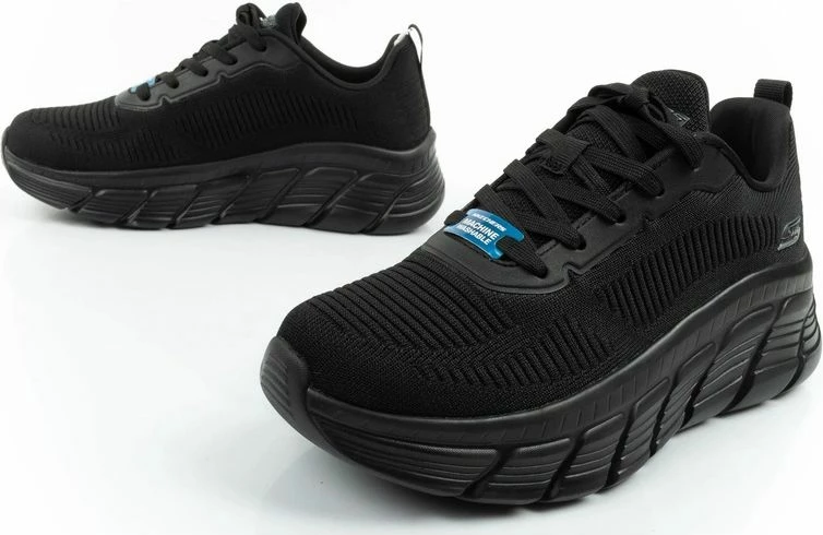 Atlete femra Skechers Bobs B Flex, të zeza