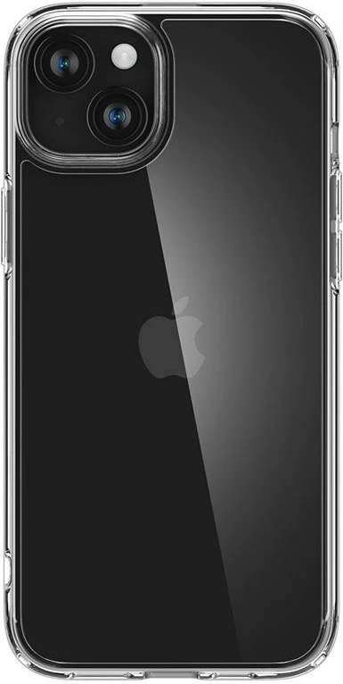 Mbështjellës Spigen Crystal Hybrid për iPhone 15 Plus, Transparent