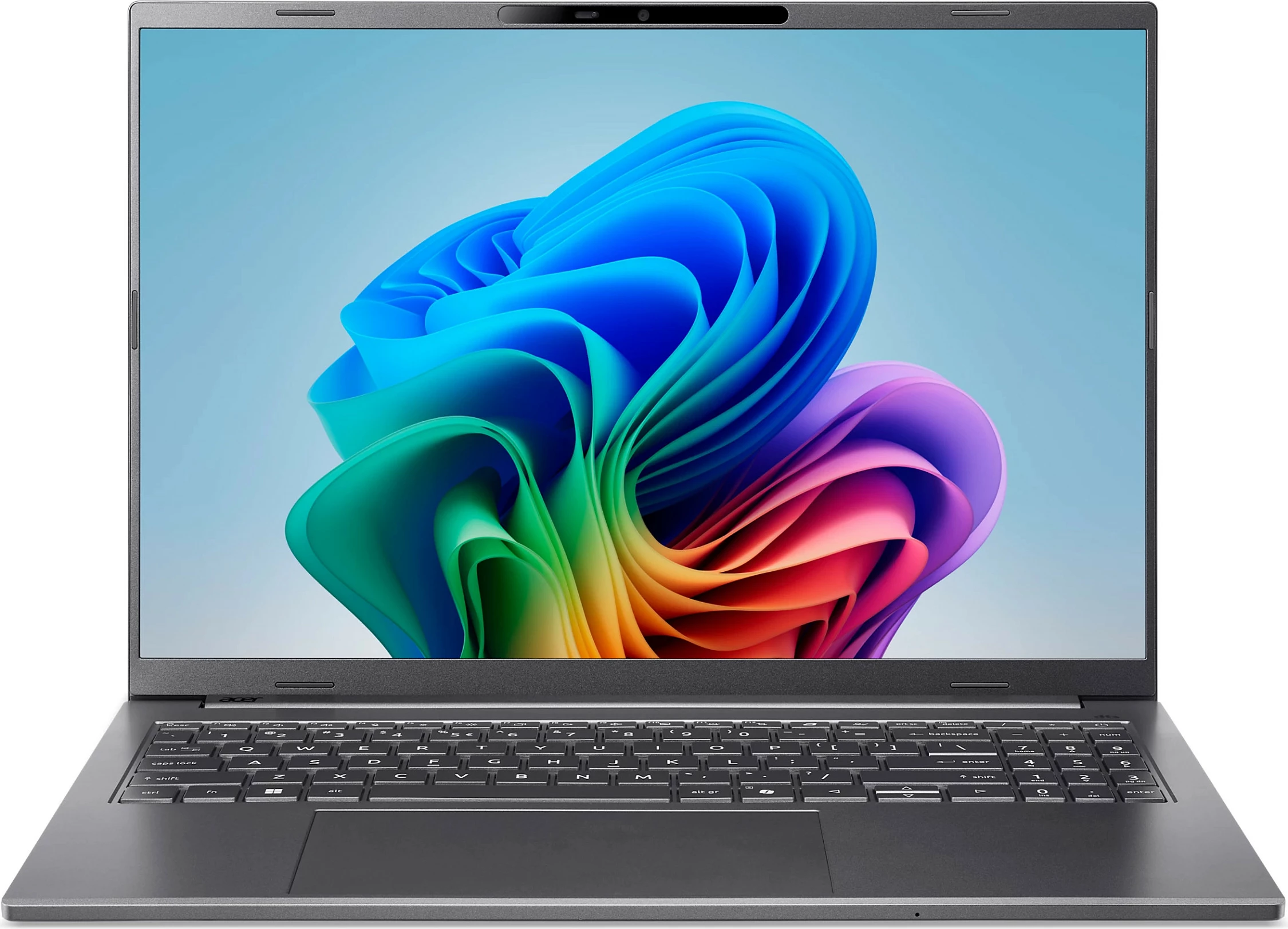 Laptop Acer Aspire 16 AI OLED A16-52M-916J, Core Ultra 9 288V, 32GB RAM, 1TB SSD, 16 inç OLED, Windows 11 Home, i hirtë