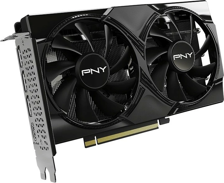 Kartelë grafike PNY GeForce RTX 5060, 8GB GDDR7, 2 ventilatorë, e zezë
