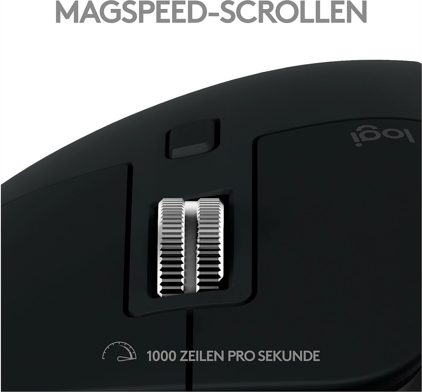 Maus Logitech MX Master 3S për Mac, Wireless, 8000 DPI, E zezë, Argjendtë