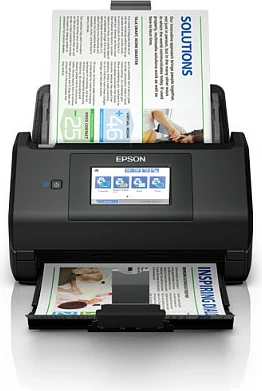 Skaner dokumentesh Epson WorkForce ES-580W, A4, duplex, Wi-Fi, ADF 200 fletë, 35 ppm, i zi