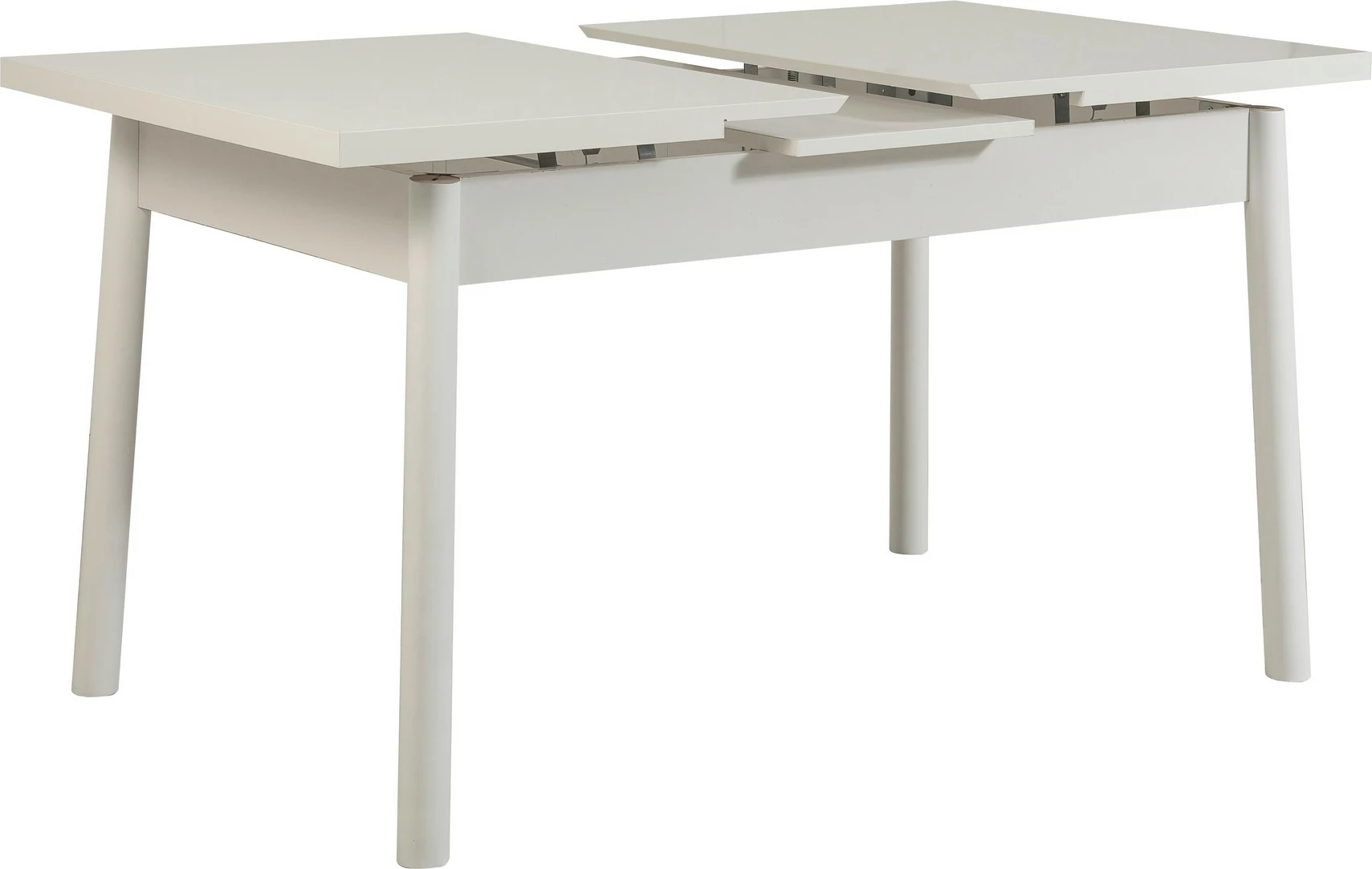 Tavolinë me karrige të zgjatshme (4 copë), Skye Decor, Santiago e bardhë-Soho gri