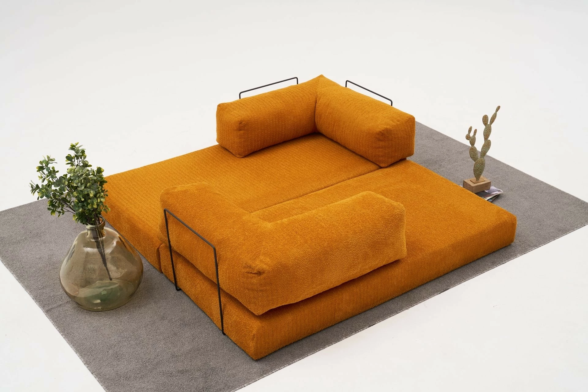 Divan treshe Atelier del Sofa, Comfort, portokalli